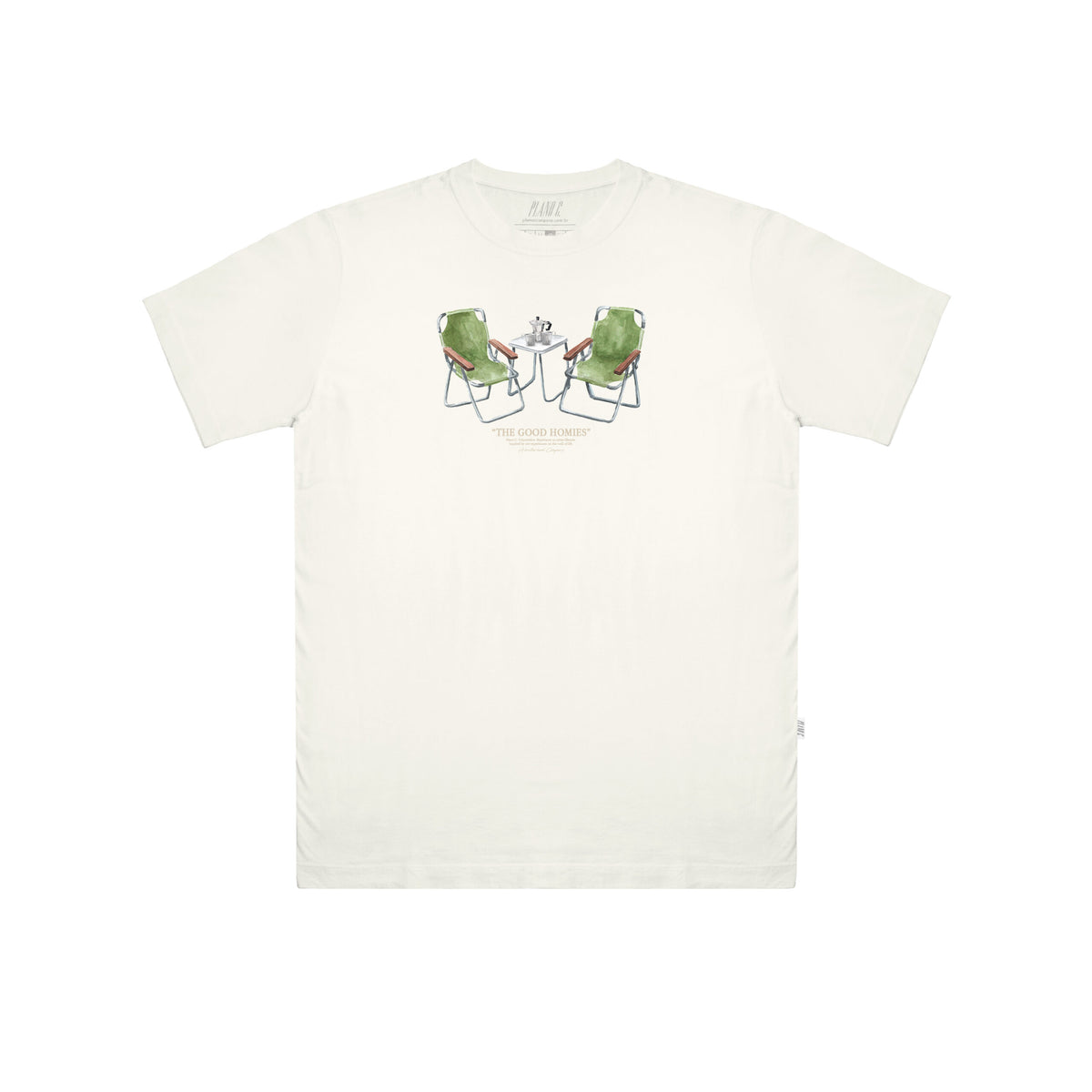 Camiseta Plano C Outdoors Marfim