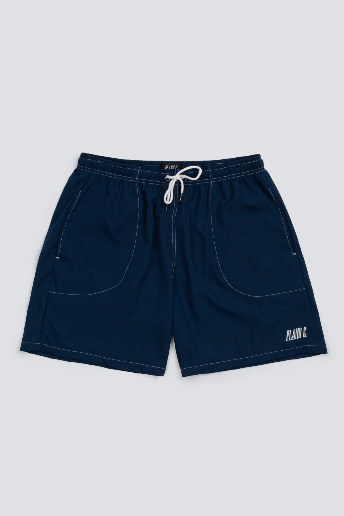 Shorts Plano C  Contraste Marinho