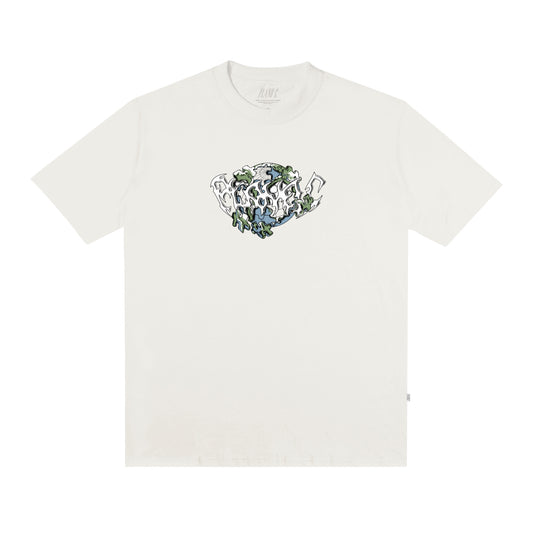 Camiseta Plano C Earth Puzzle Off White