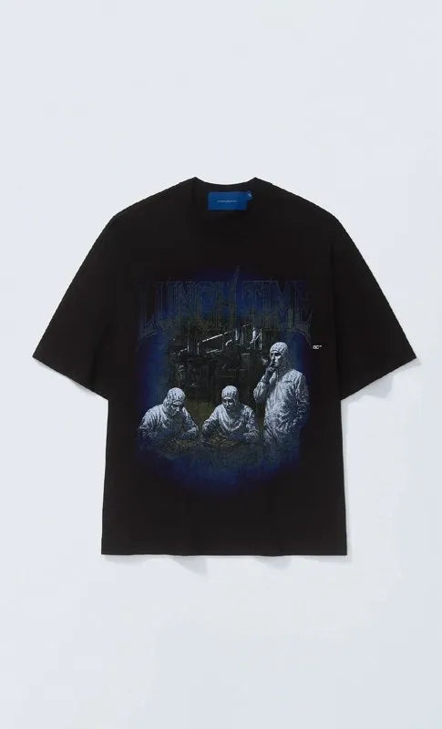 CAMISETA QC LUNCH TIME BOXY BLACK