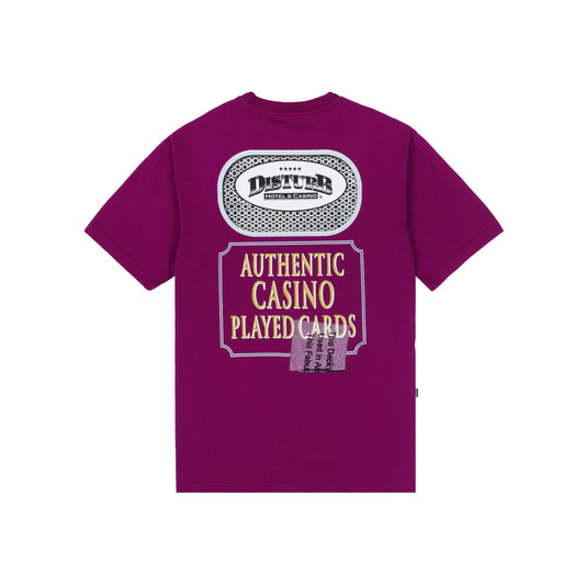 Camiseta Disturb Played Cards Purple