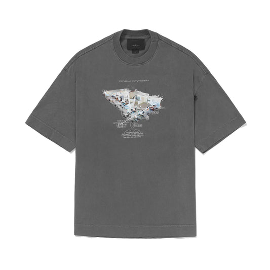 Camiseta Over "New Office" Preto