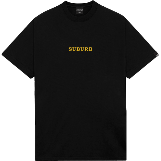 Camiseta Suburb Embroidery Preto