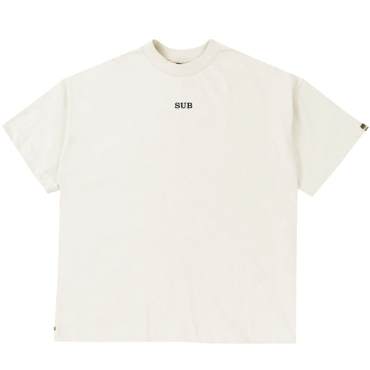 CAMISETA SUBURB  BOXY CORE LOGO  OFF WHITE