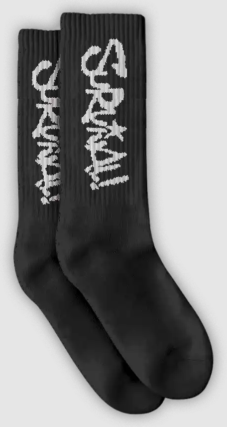 Meia Survival Spray Preto