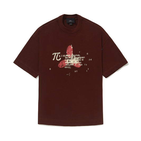 CAMISETA ELO OVER  "PI" MARROM