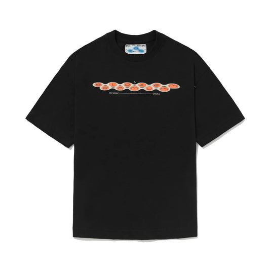 Camiseta Regular "Halo" Preto