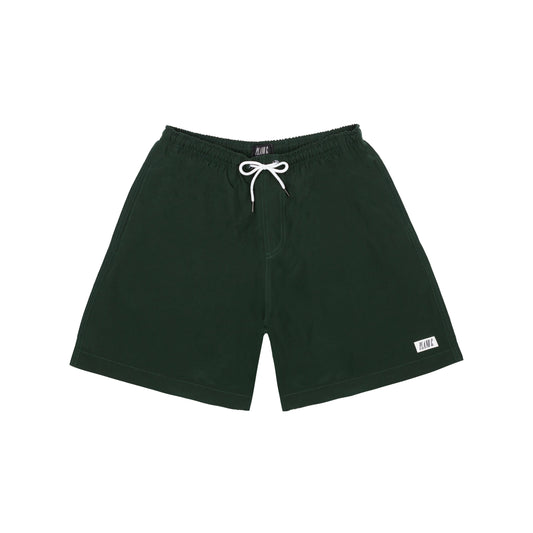 Shorts Plano C Logo Nylon Verde