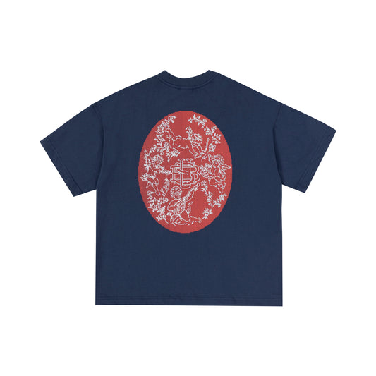 CAMISETA SUBURB ANGELS BOXY AZUL MARINHO