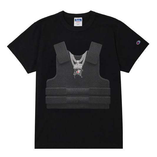 Camiseta Champion x Sufgang Bullet Proof  Preto