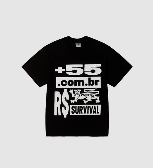 Camiseta Survival +55 Preta
