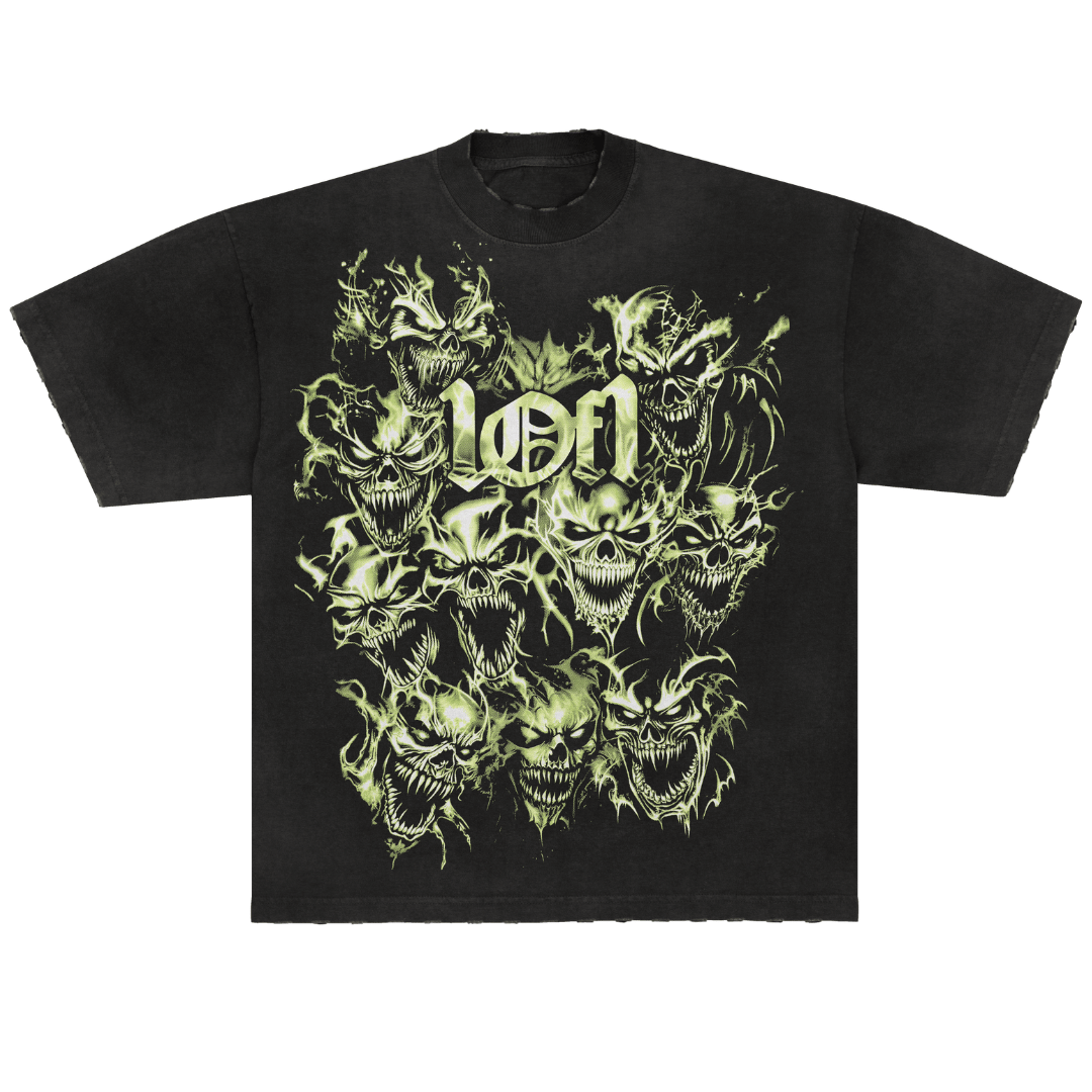 Camiseta Exclusiviist Back From The Realm Black & Green