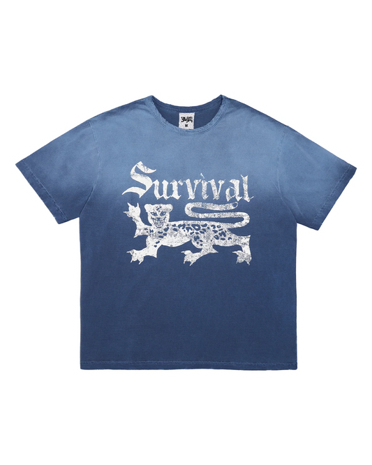 CAMISETA SURVIVAL LOGO AZUL
