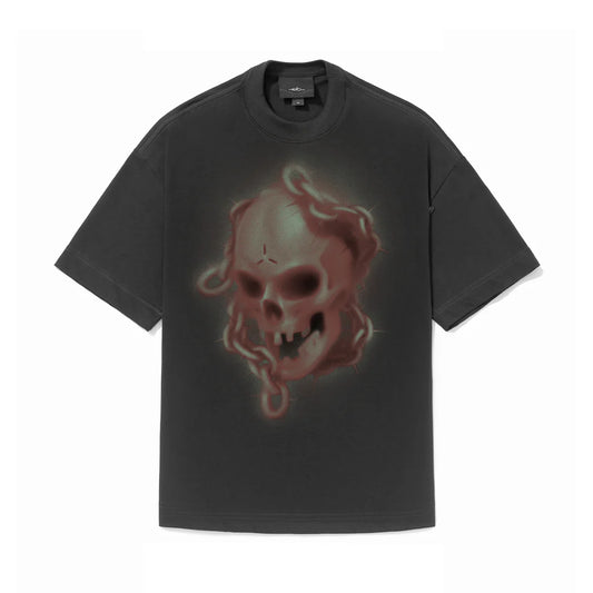 CAMISETA ELO REGULAR   SKULL  PRETO