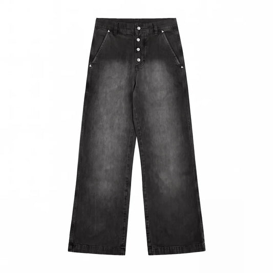 CALÇA SARJA ELO "OVERLAP" PRETO
