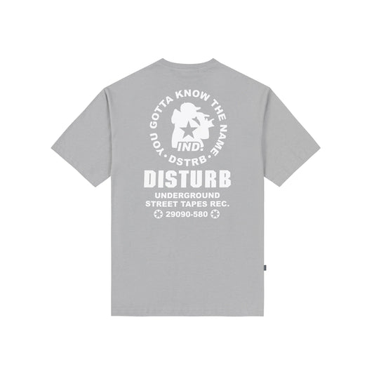 Camiseta Disturb Street Tapes Grey