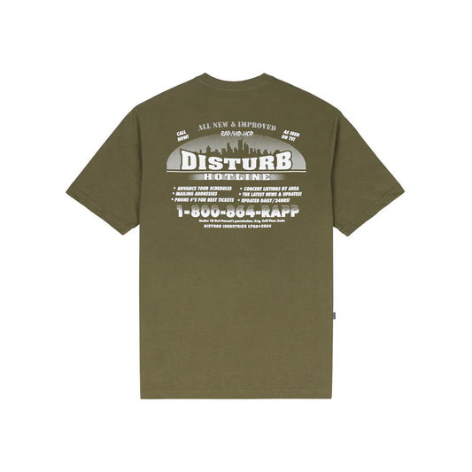 Camiseta Disturb Hotline Beige
