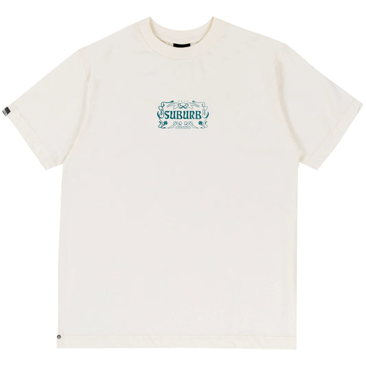 CAMISETA SUBURB REGULAR DECORATIVE OFF-WHITE