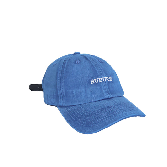 6-Panel Suburb Logo Washed Azul
