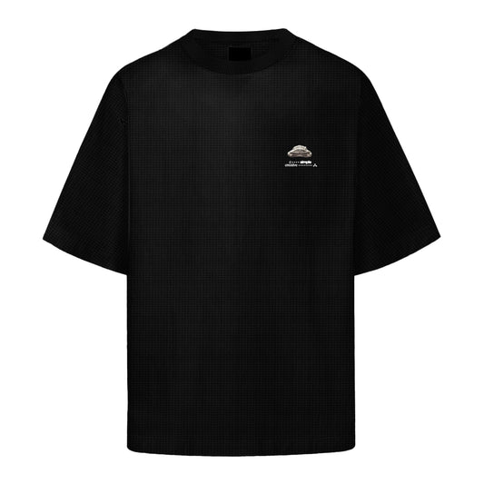 Camiseta Elo Texturizada Regular Patch Preto
