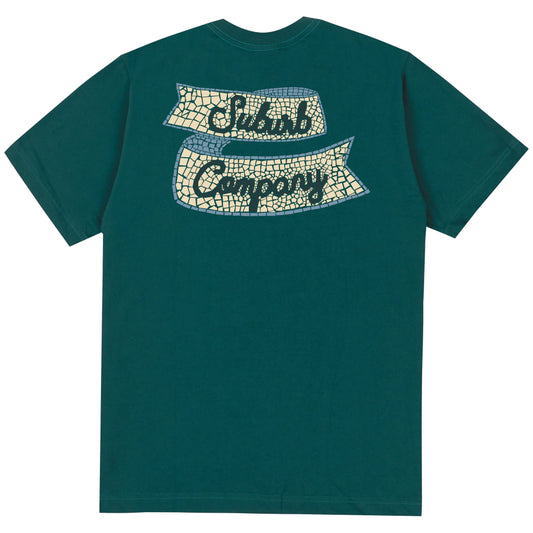 CAMISETA SUBURB REGULAR MOSAIC VERDE