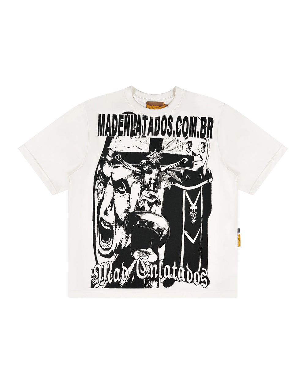 Camiseta Mad Acessa Meu Site Off White
