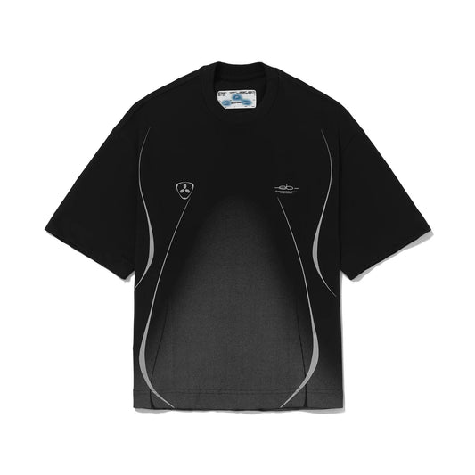 Camiseta Over "Sport Club" Preto