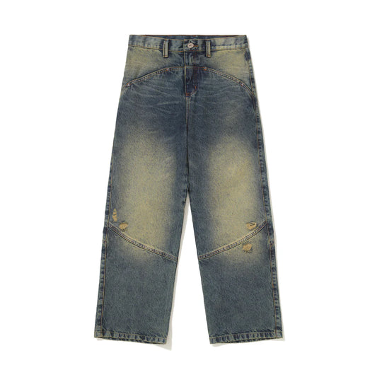 Calça Jeans "Painting Day" Verde