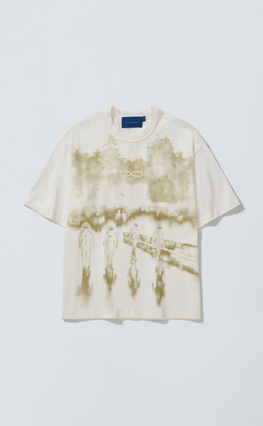 CAMISETA QC PAINT BOXY OFF WHITE