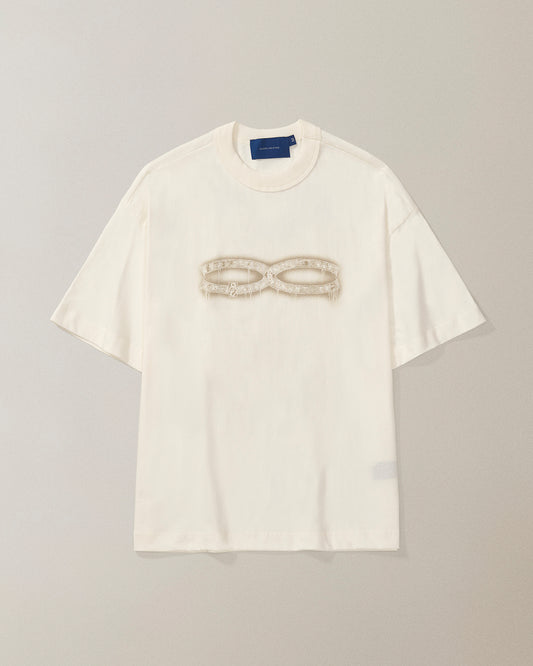 Camiseta QC Arqueologos Boxy Off White