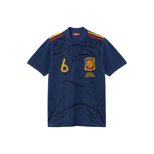 Polo Bussfly Espanha Azul Marinho