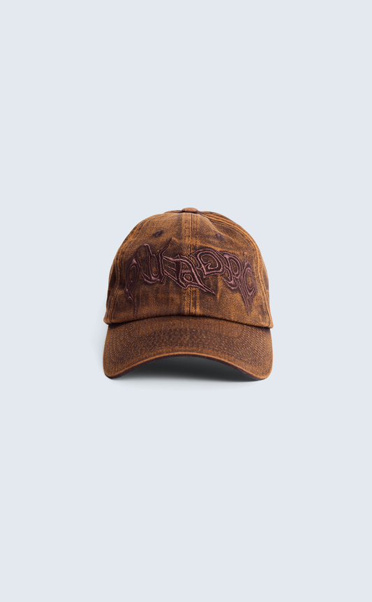 BONE QUADRO STONED DAD HAT MARBLE BROWN