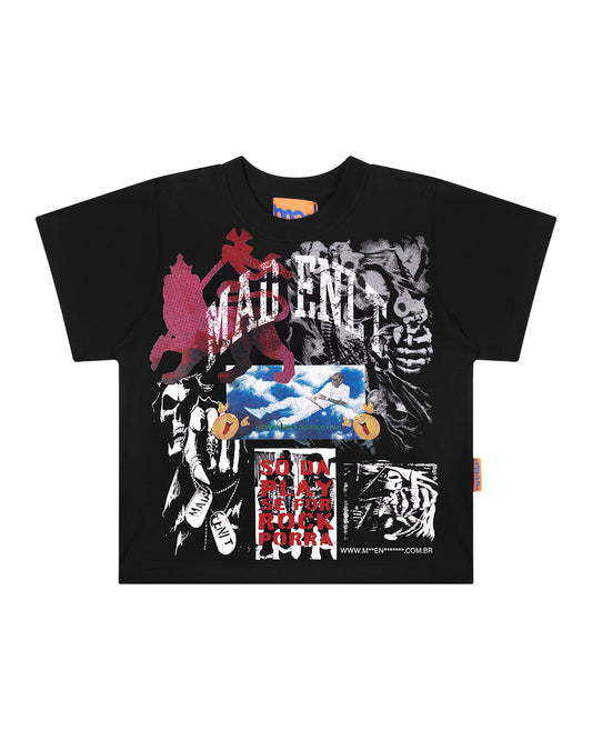 Baby Tee Mad Juizo Final Preto