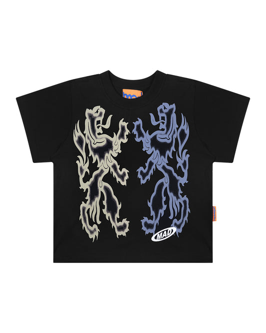 Baby Tee Mad Leonino Preto