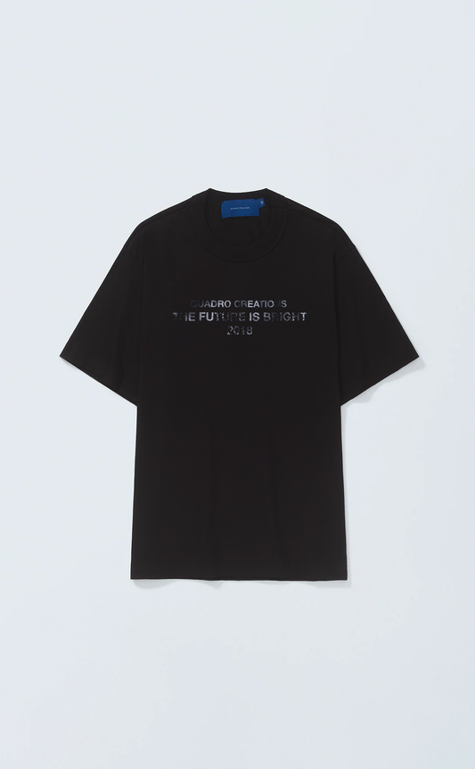 CAMISETA QC FUTURE IS BRIGHT REGULAR BLACK