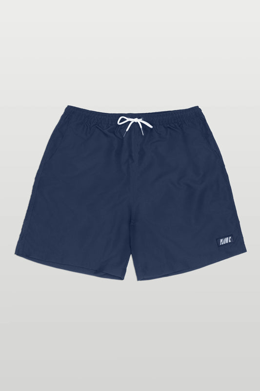 Short Plano C Classic Logo Azul