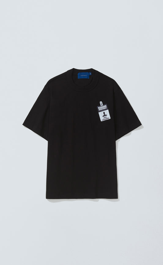 CAMISETA QC FRAME SENIOR BADGE REGULAR BLACK
