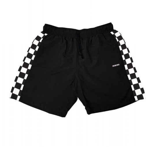 Shorts Suburb Flag Black