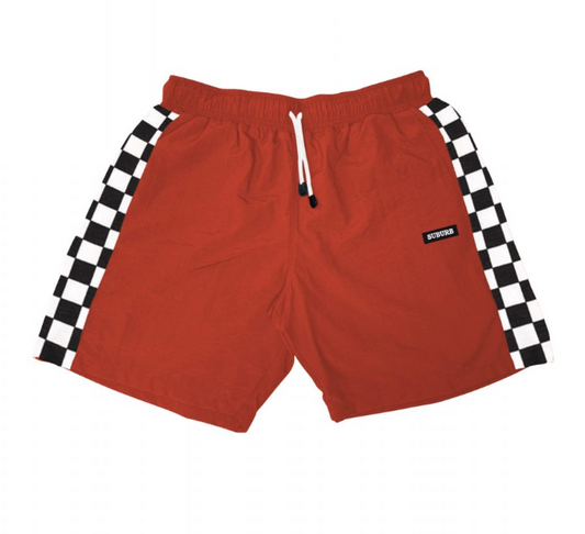 Shorts Suburb Flag Red