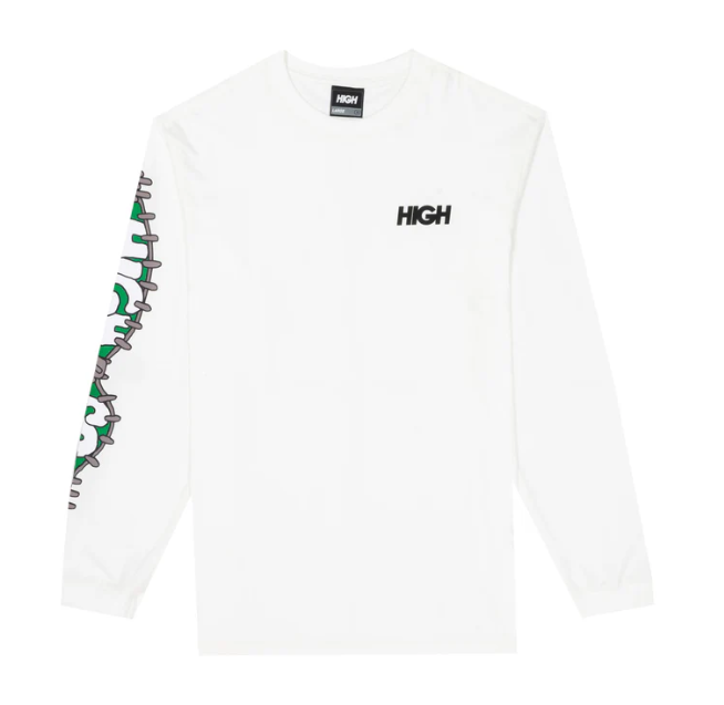 Longsleeve High Zipper White