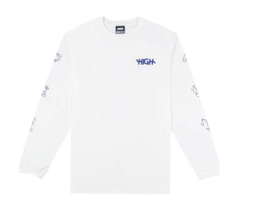 Longsleev High Zodiac White