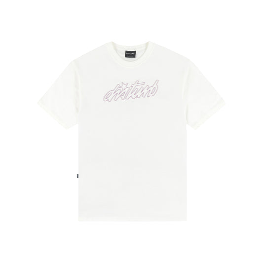 Camiseta Disturb Cursive In Off White