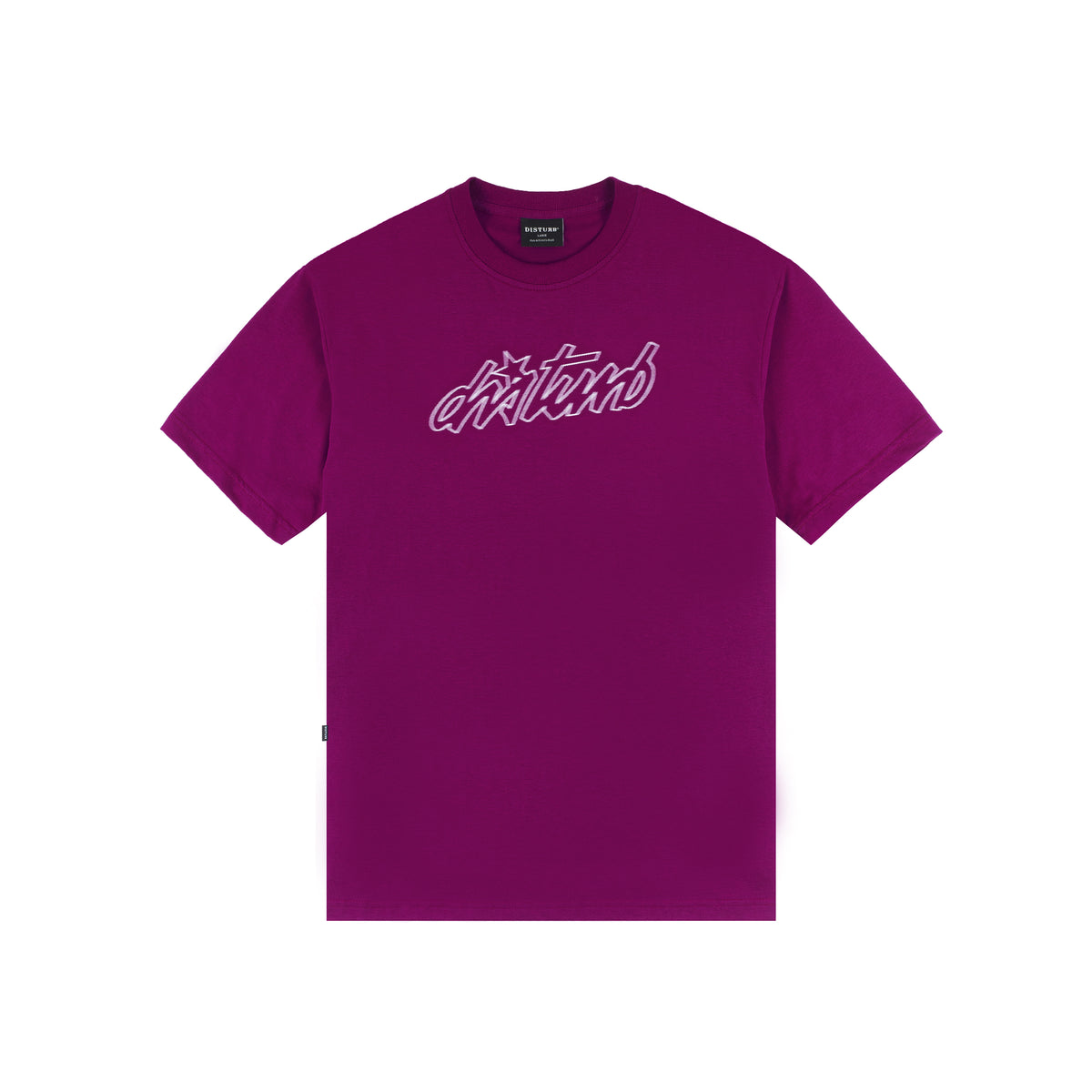 Camiseta Disturb Cursive In Purple