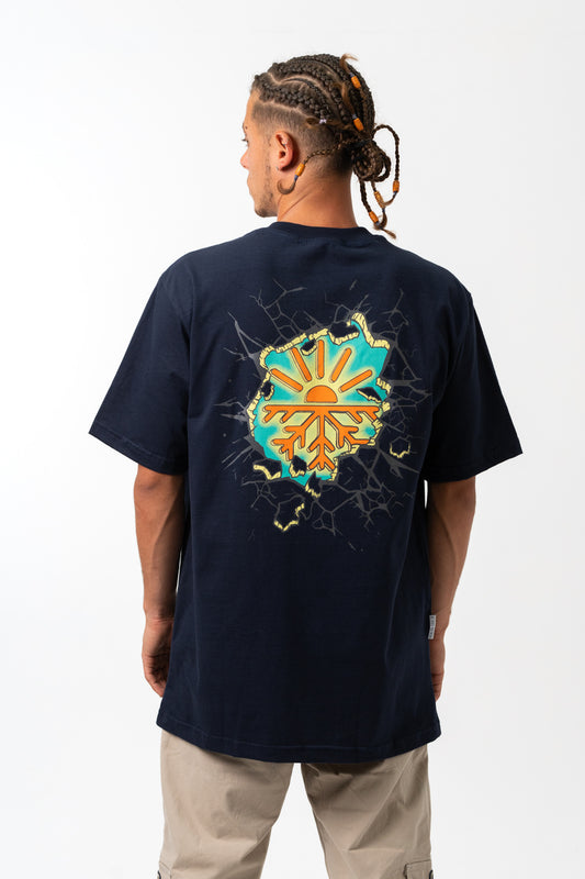 Camiseta Iced Burn Crubling Azul