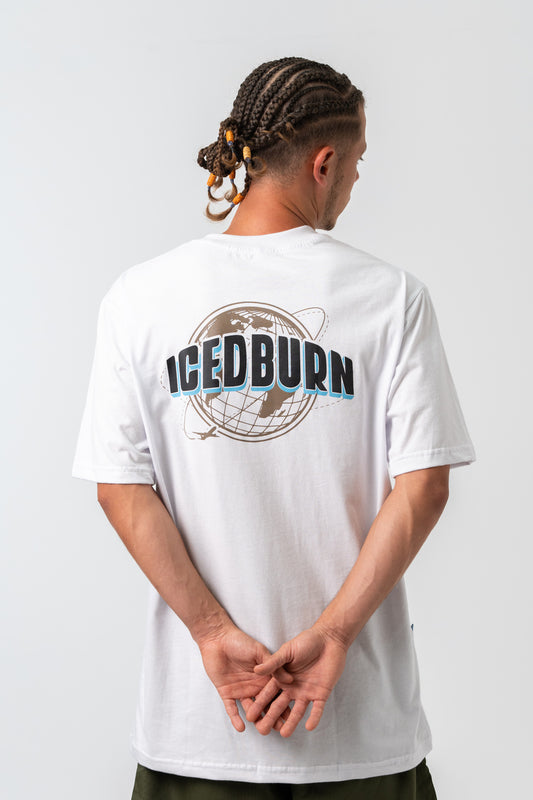 Camiseta Iced Burn Around The World Branca