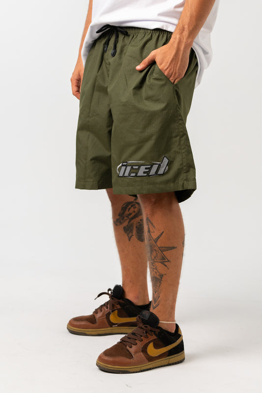 Shorts Iced Burn Techno Verde