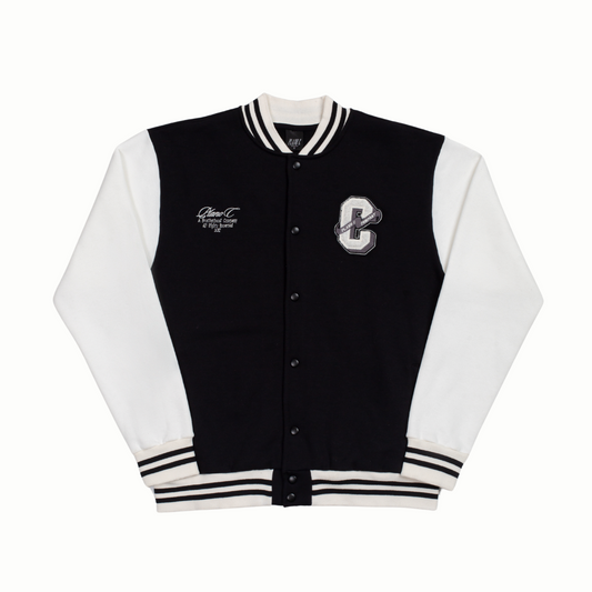 Jaqueta Plano C Bomber College Preto