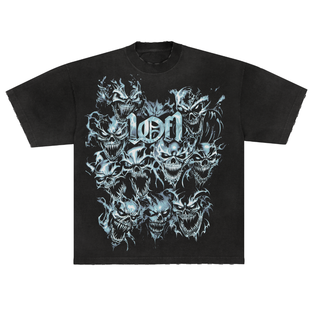 Camiseta Exclusiviist Back From The Realm Black/Blue