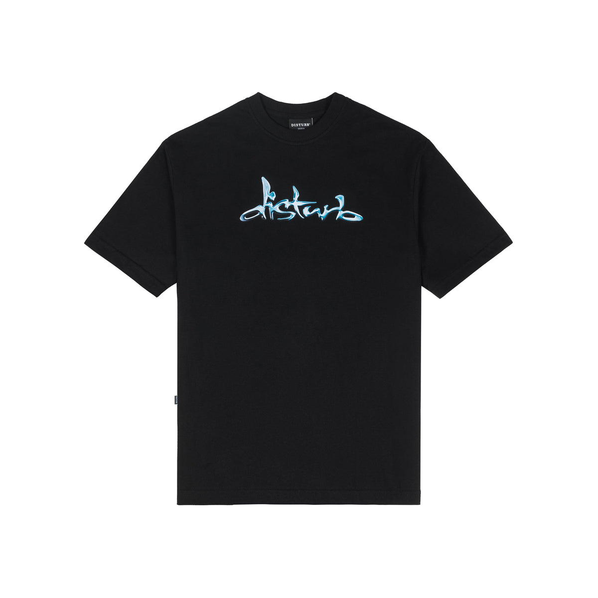 Camiseta Disturb Liquid Chorme Black