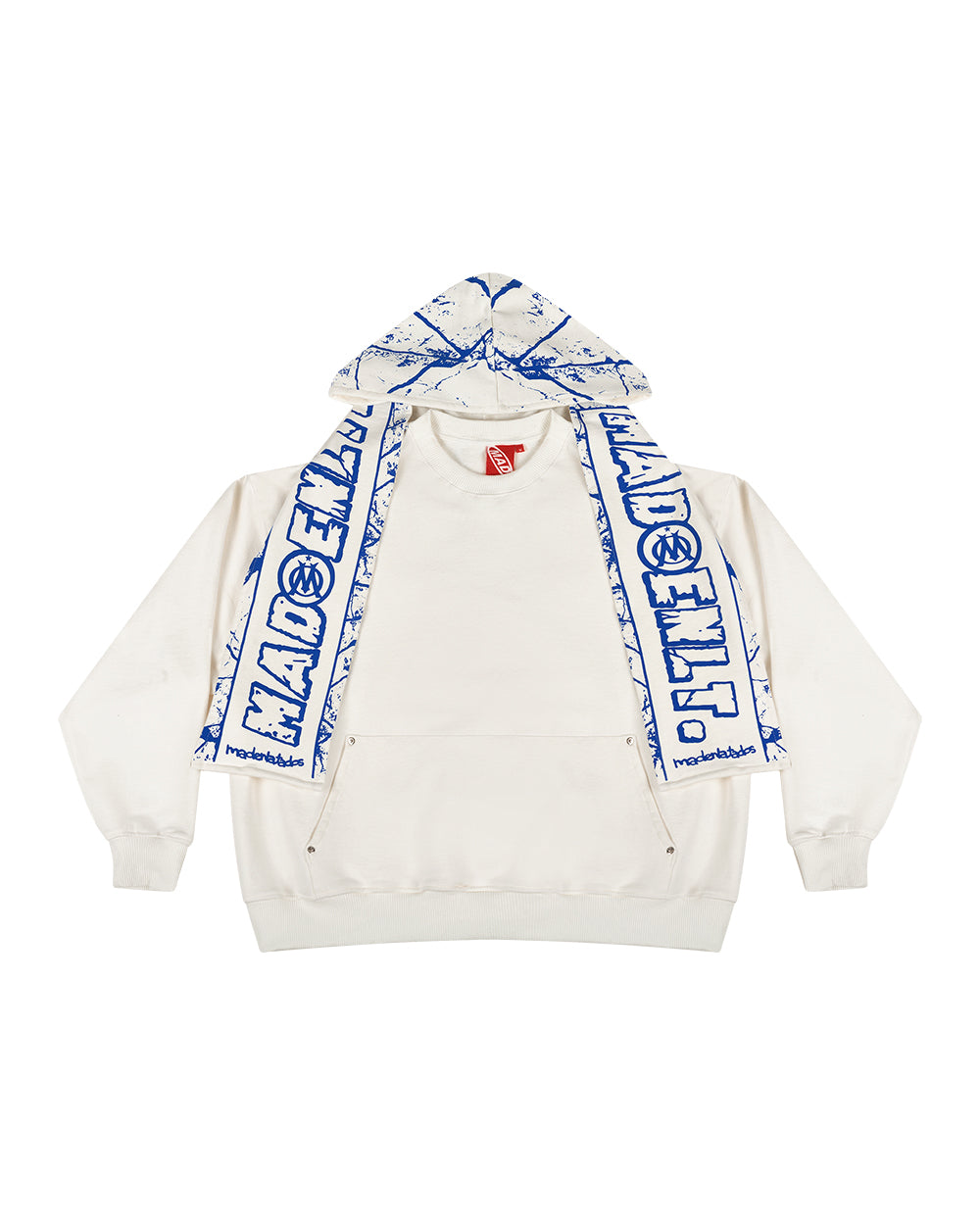 Moletom Mad Durag De Bruxo Cachecol De Time Off White